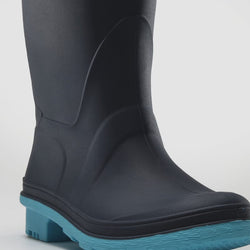 NAVY/TEAL,BLEU MARINE/SARCELLE : RAINDROPS Sole View