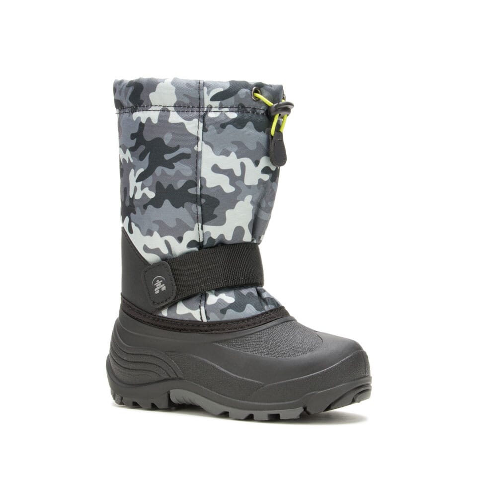 Sturdy snow boot for kids | Rocket Camo | Kamik Canada