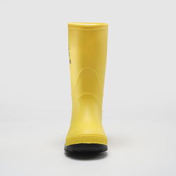 YELLOW/BLACK,JAUNE : Stomp - Toddler Rain Boots Sole View