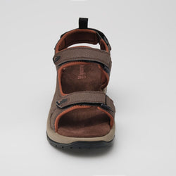 DARK BROWN,BRUN FONCÉ : Kibo - Men's Sandals Top View