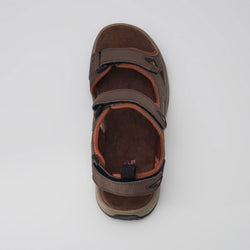 DARK BROWN,BRUN FONCÉ : Kibo - Men's Sandals Sole View