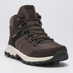 DARK BROWN,BRUN FONCÉ : Men's TERRAIN MID Front View