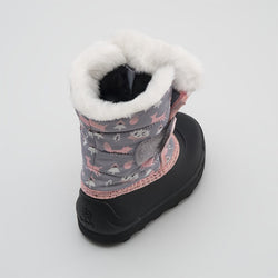 GREY,GRIS : Snowbug 7 F P - Winter Boots for Toddlers Top View