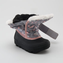 GREY,GRIS : Snowbug 7 F P - Winter Boots for Toddlers Front View
