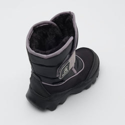 BLACK,NOIR : Snowland P - Winter Boots for Toddlers Top View