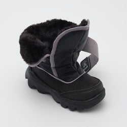BLACK,NOIR : Snowland P - Winter Boots for Toddlers Front View