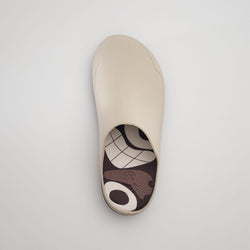 GREEN,VERT/ROSE : Nova x Cécile Gariépy - Slip-On Clogs Sole View