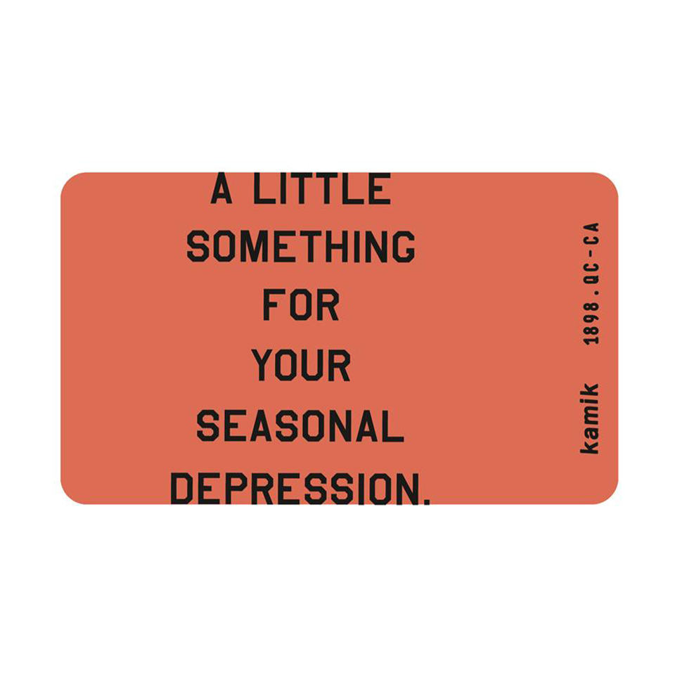 Carte-cadeau anglaise - For Those Who Keep It Real