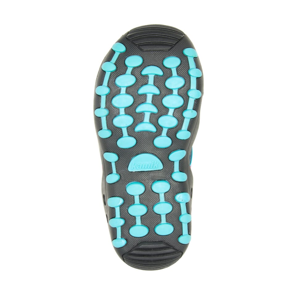 NAVY/TEAL,BLEU MARINE/SARCELLE : CRAB Sole View