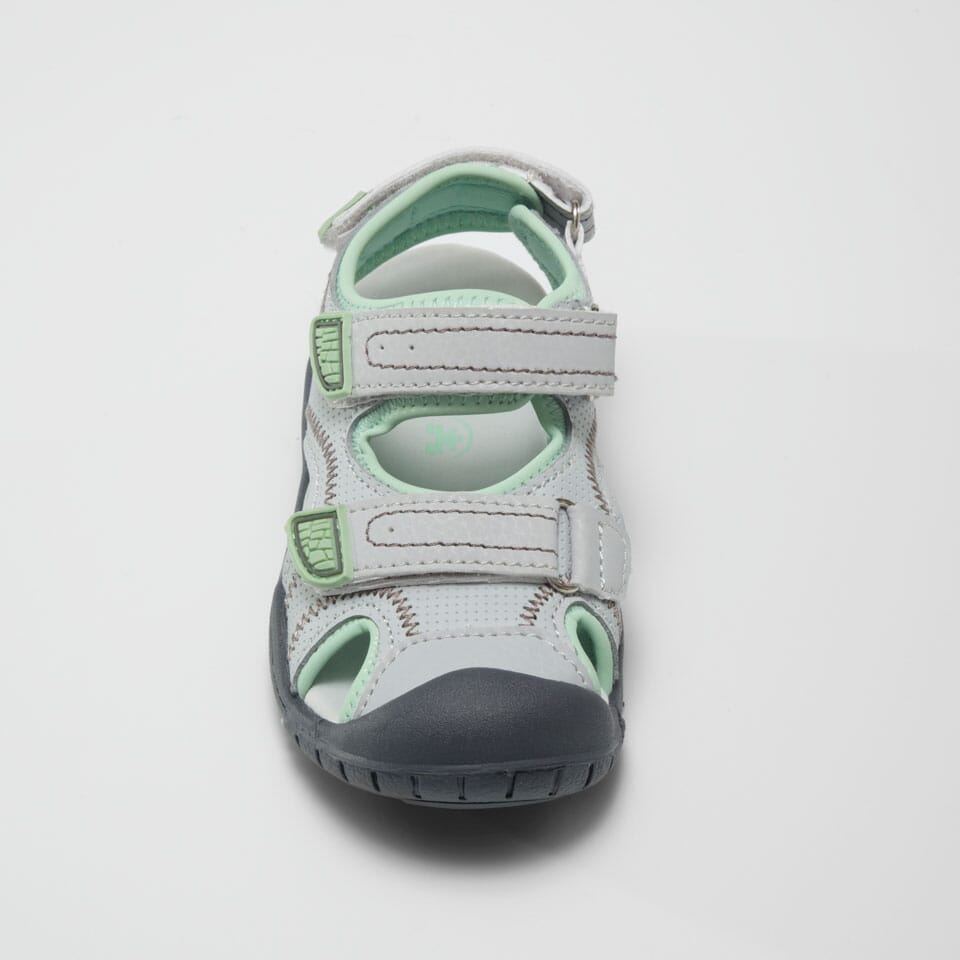 LIGHT GRAY,GRIS PÂLE : Seaturtle 2 -  Kids' Closed-Toe Sandals Top View