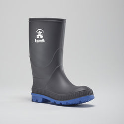 Charcoal/Blue,Charbon/Bleu : Stomp Kids' Rain Boots | Bottes de pluie pour enfants
