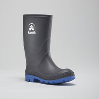 CHARCOAL/BLUE,CHARBON/BLEU : Stomp - Toddler Rain Boots Main View