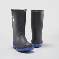 Charcoal/Blue,Charbon/Bleu : Stomp Kids' Rain Boots | Bottes de pluie pour enfants