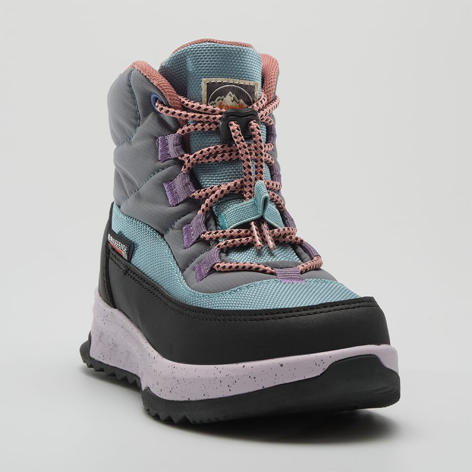 TEAL,BLEU SARCELLE : Stormy Mid 2 - Kids' Winter Boots Front View