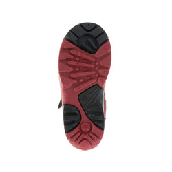 CHARCOAL/RED,CHARBON/ROUGE : WATERBUG 5 Sole View