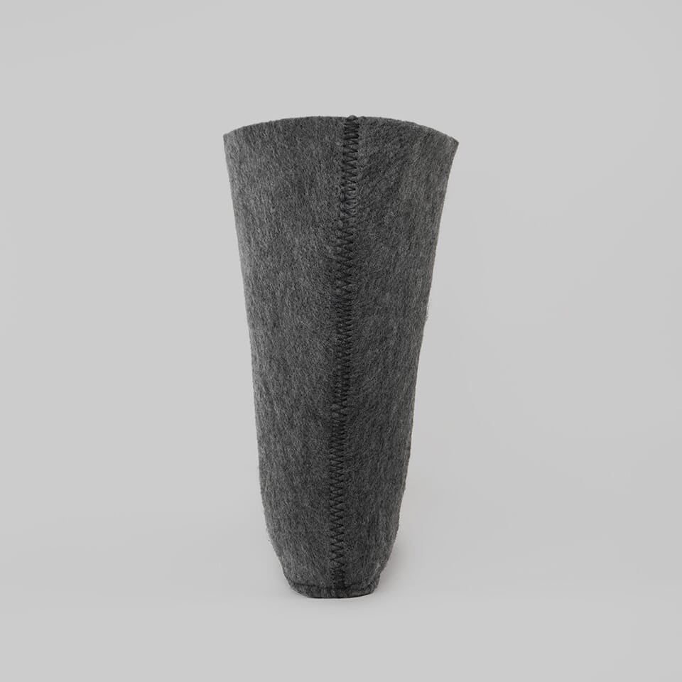 GRAY,GRIS : Men Felt Replacement Liner 8mm for Tundra Boots Alternate 2 View