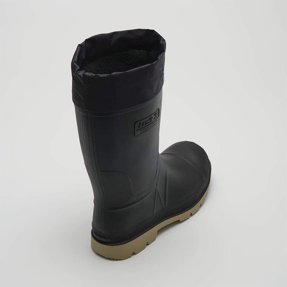 Workday 3 BX - Black Rubber Safety Boots | Kamik Canada