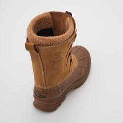 Tan-Brown,Ocre-Brun : Alborg Women's Winter Boots - Three-Quarter Back View