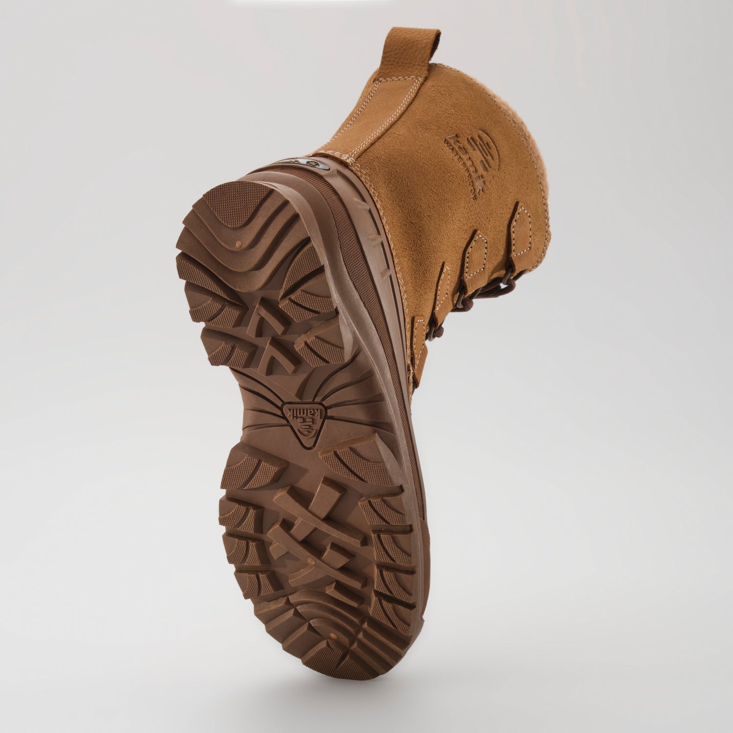 Tan-Brown,Ocre-Brun : Alborg Women's Winter Boots - Outsole View