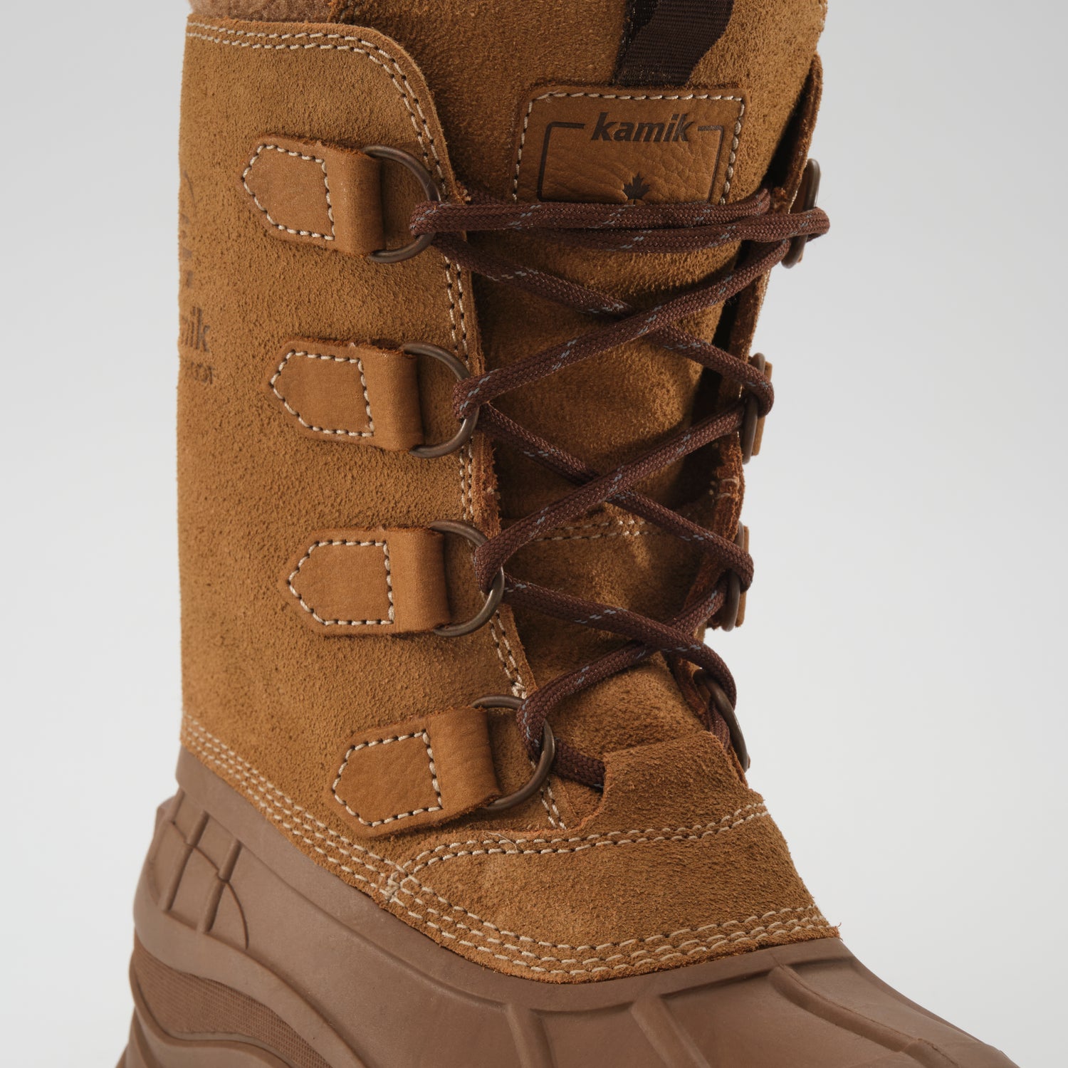 Tan-Brown,Ocre-Brun : Alborg Women's Winter Boots - Laces View