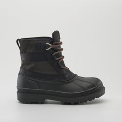 Black,Noir : Banff Men's Winter Boots - Side View