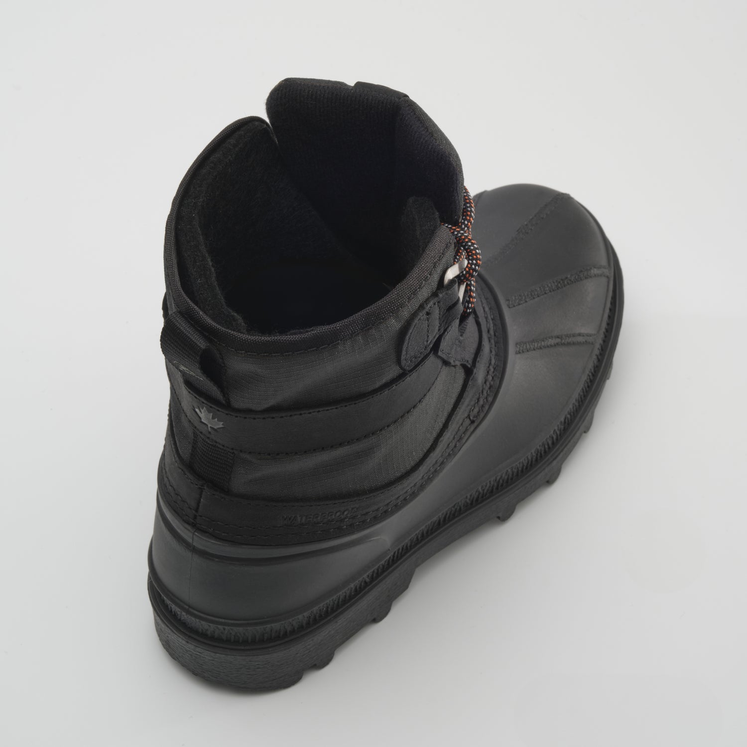 Black,Noir : Banff Men's Winter Boots - Top View