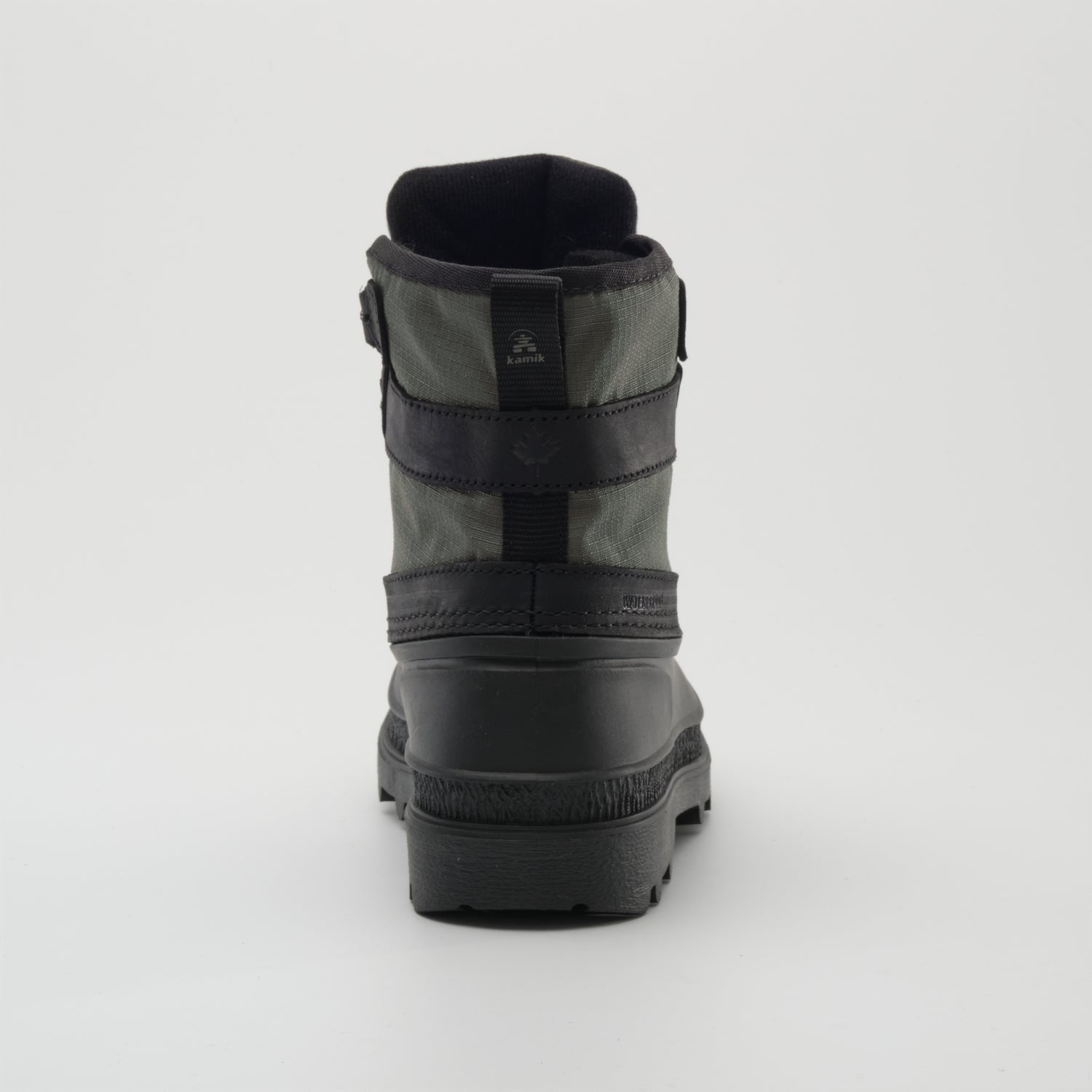 Khaki,Kaki : Banff Men's Winter Boots - Back View