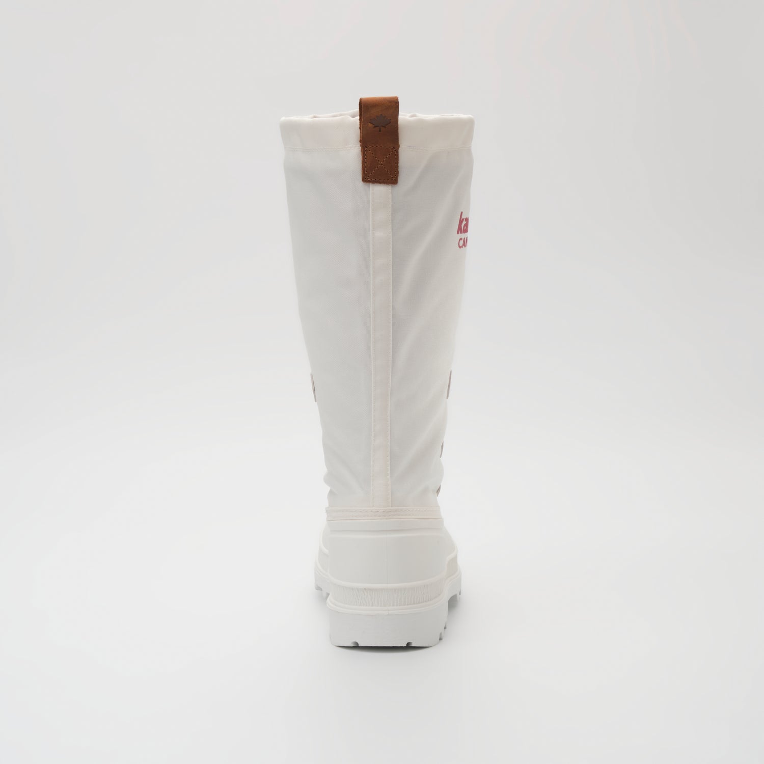 White,Blanc : Canuck Men's Winter Boots - Back View