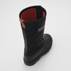 Black,Noir : Canuck Women's Winter Boots - Three-Quarter Back View