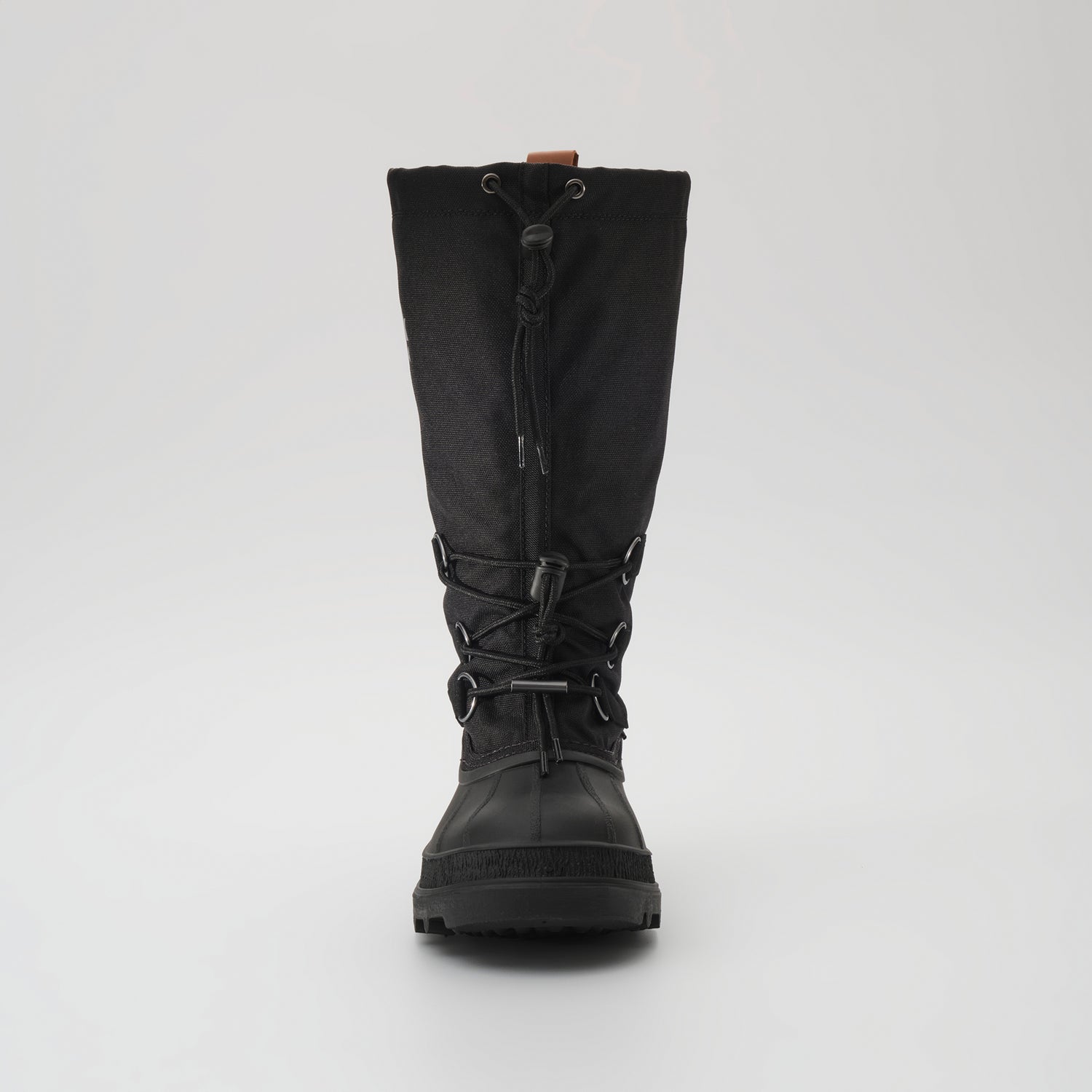 Black,Noir : Canuck Women's Winter Boots - Front View