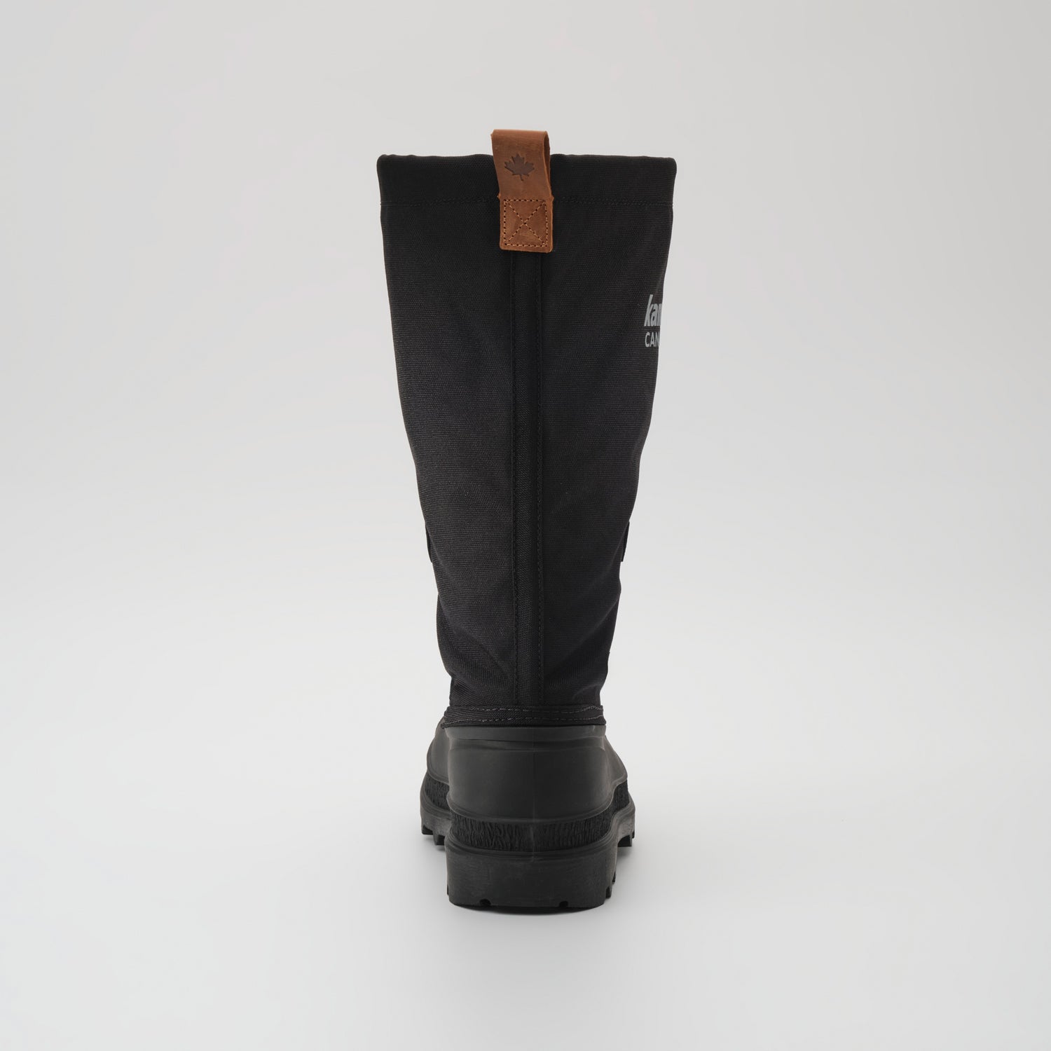 Black,Noir : Canuck Women's Winter Boots - Back View