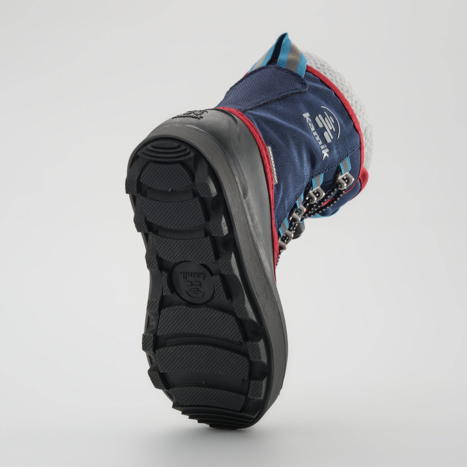Navy,Marine : Cascade Kids Winter Boots - Outsole View