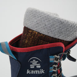 Navy,Marine : Cascade Kids Winter Boots - Liners View