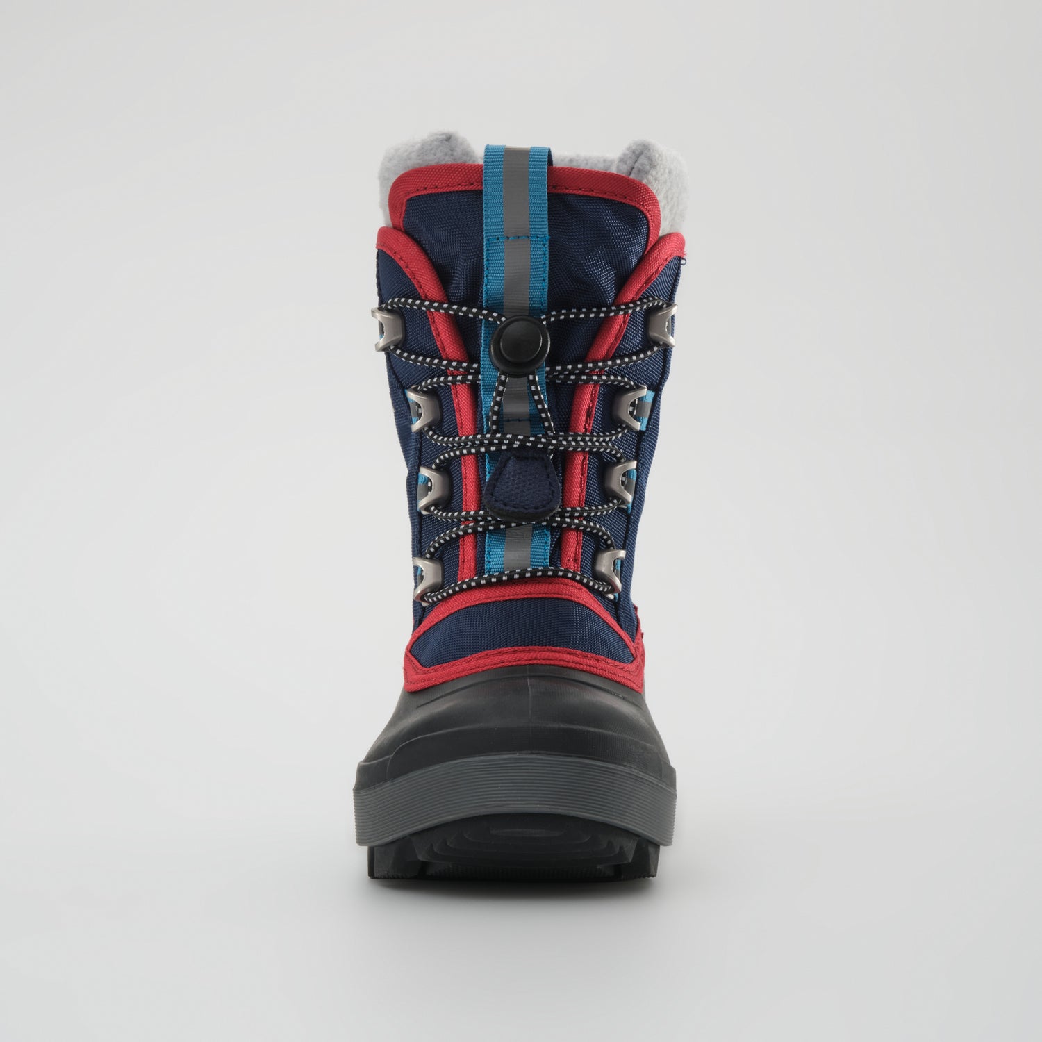 Navy,Marine : Cascade Kids Winter Boots - Front View