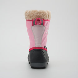 Pink,Rose : Cascade Kids Winter Boots - Back View