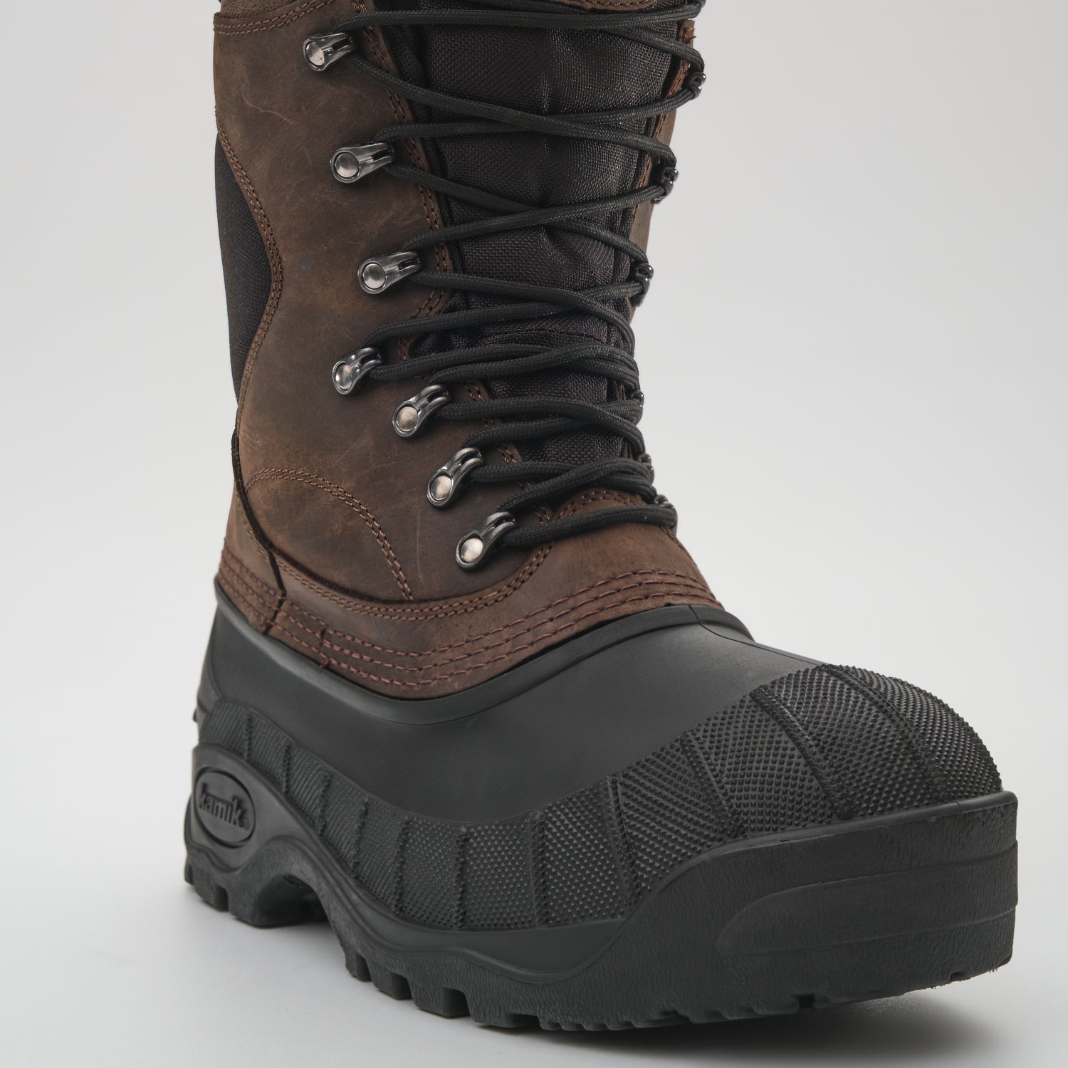 Dark Brown,Brun foncé : Cody Men's Winter Boots - Three-Quarter Front View