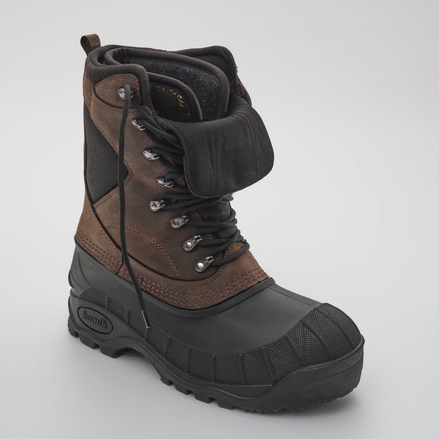 Dark Brown,Brun foncé : Cody Men's Winter Boots - Three-Quarter Front View