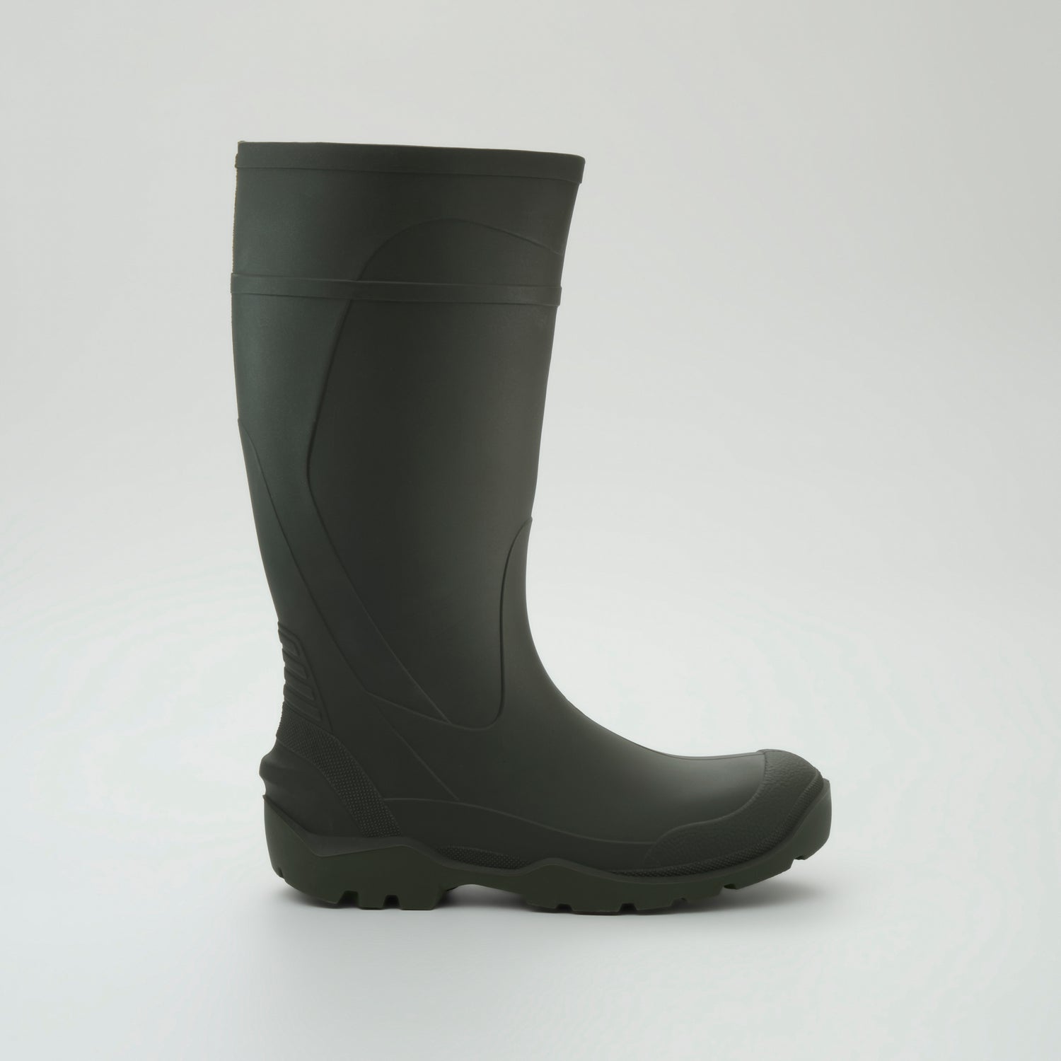 Dark Olive,Olive foncé : Evermarsh Men's Work Boots - Side View