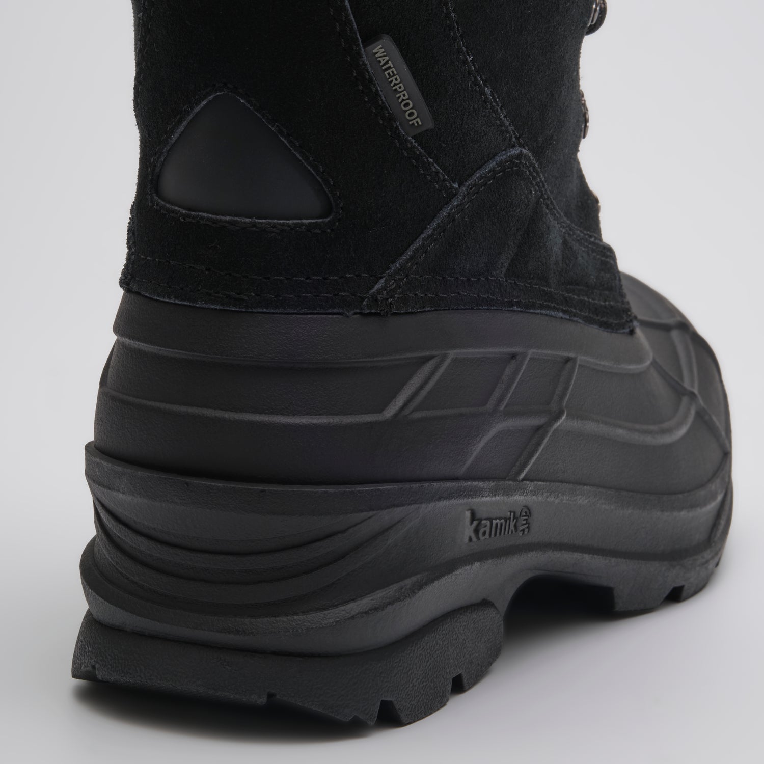Black,Noir : Fargo 2 Men's Winter Boots - Zoom-in Back View