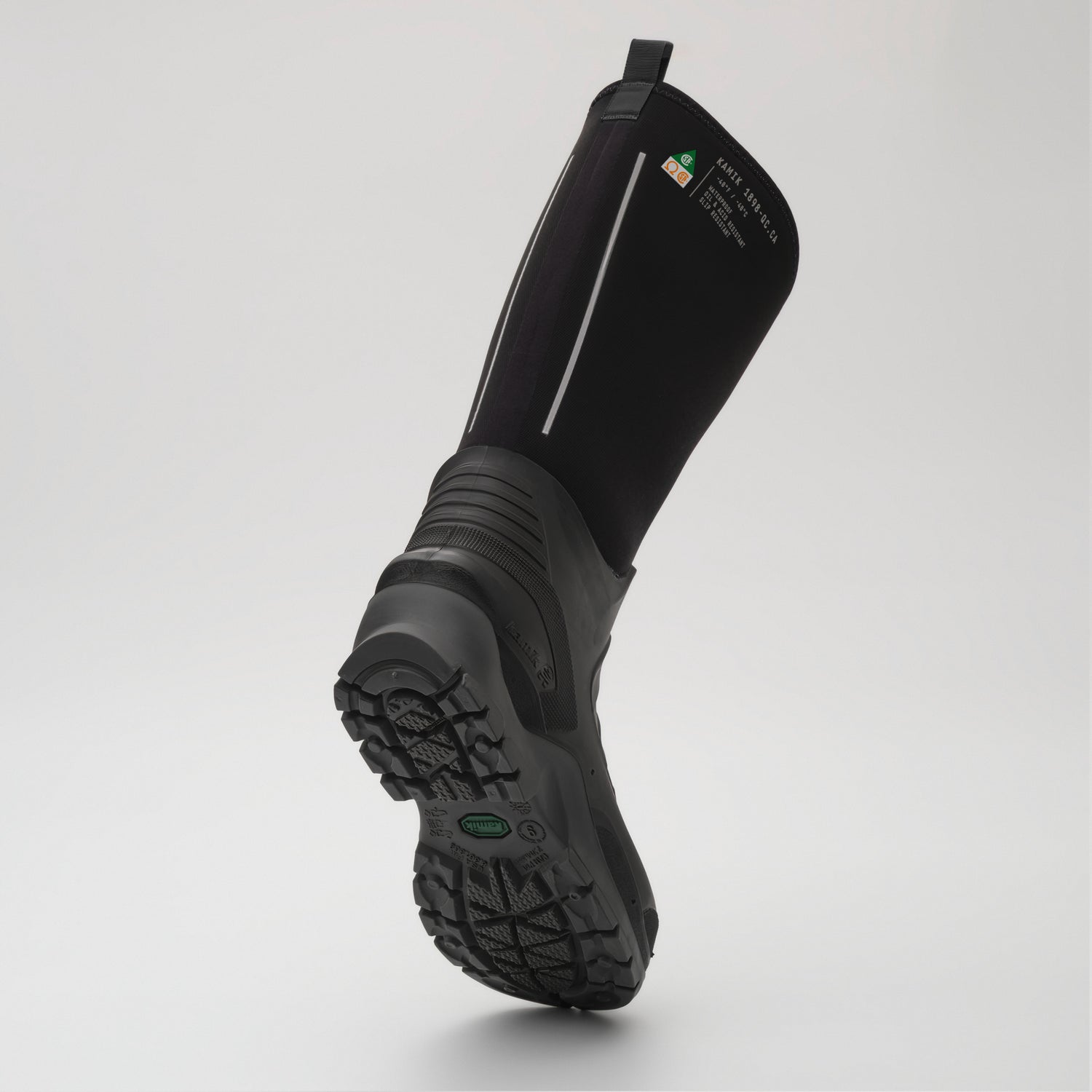 Black,Noir : Field Day Pro Men's Work Boots - Side View