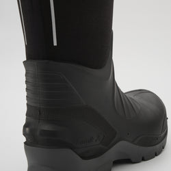 Black,Noir : Field Day Pro Men's Work Boots - Three-Quarter Back View