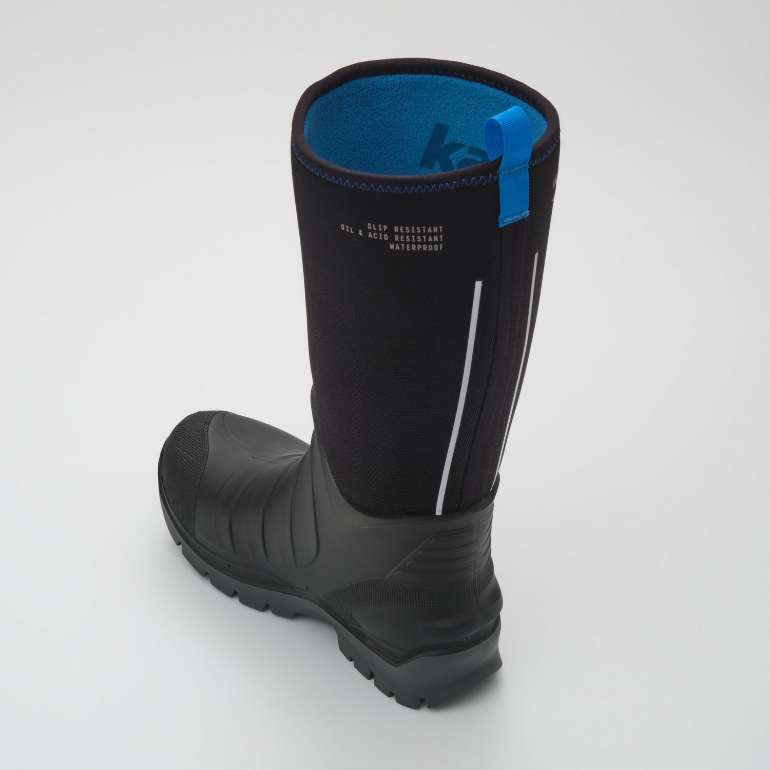 Black,Noir : Field Day Men's Work Boots - Three-Quarter Back View