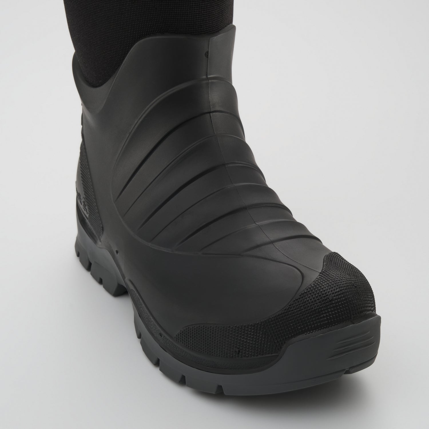 Black,Noir : Field Day Men's Work Boots - Zoom-in Front View