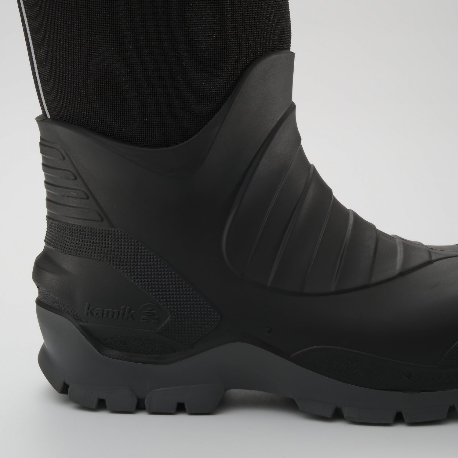 Black,Noir : Field Day Men's Work Boots - Zoom-in Side View