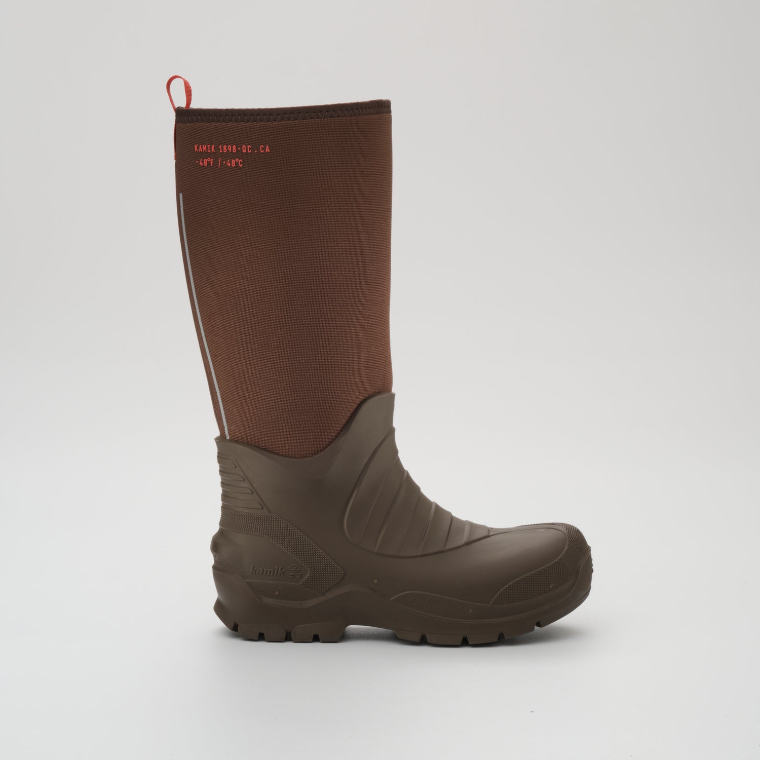 Brown,Brun : Field Day Men's Work Boots - Side View