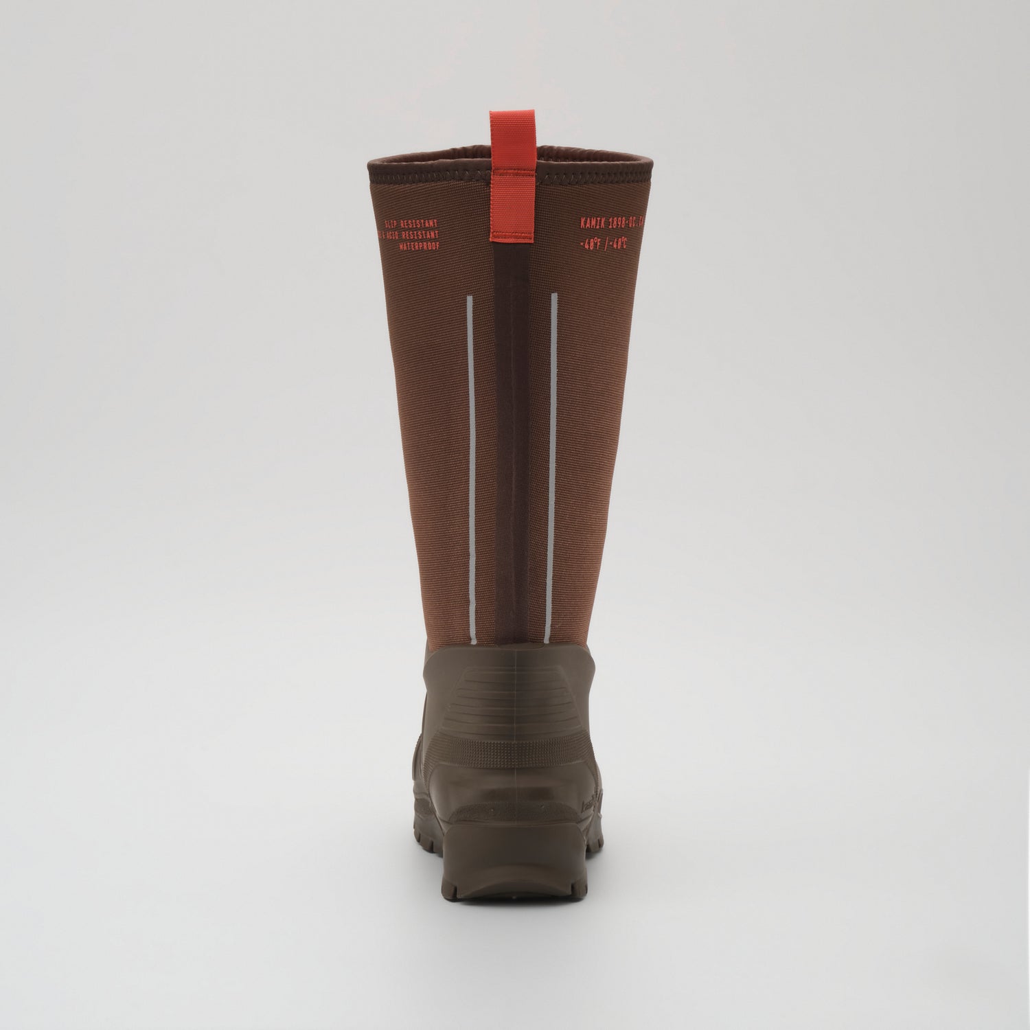 Brown,Brun : Field Day Men's Work Boots - Back View