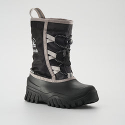 Black-Charcoal,Noir-Charbon : Freezie Kids Winter Boots - Main View