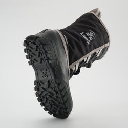 Black-Charcoal,Noir-Charbon : Freezie Kids Winter Boots - Outsole View