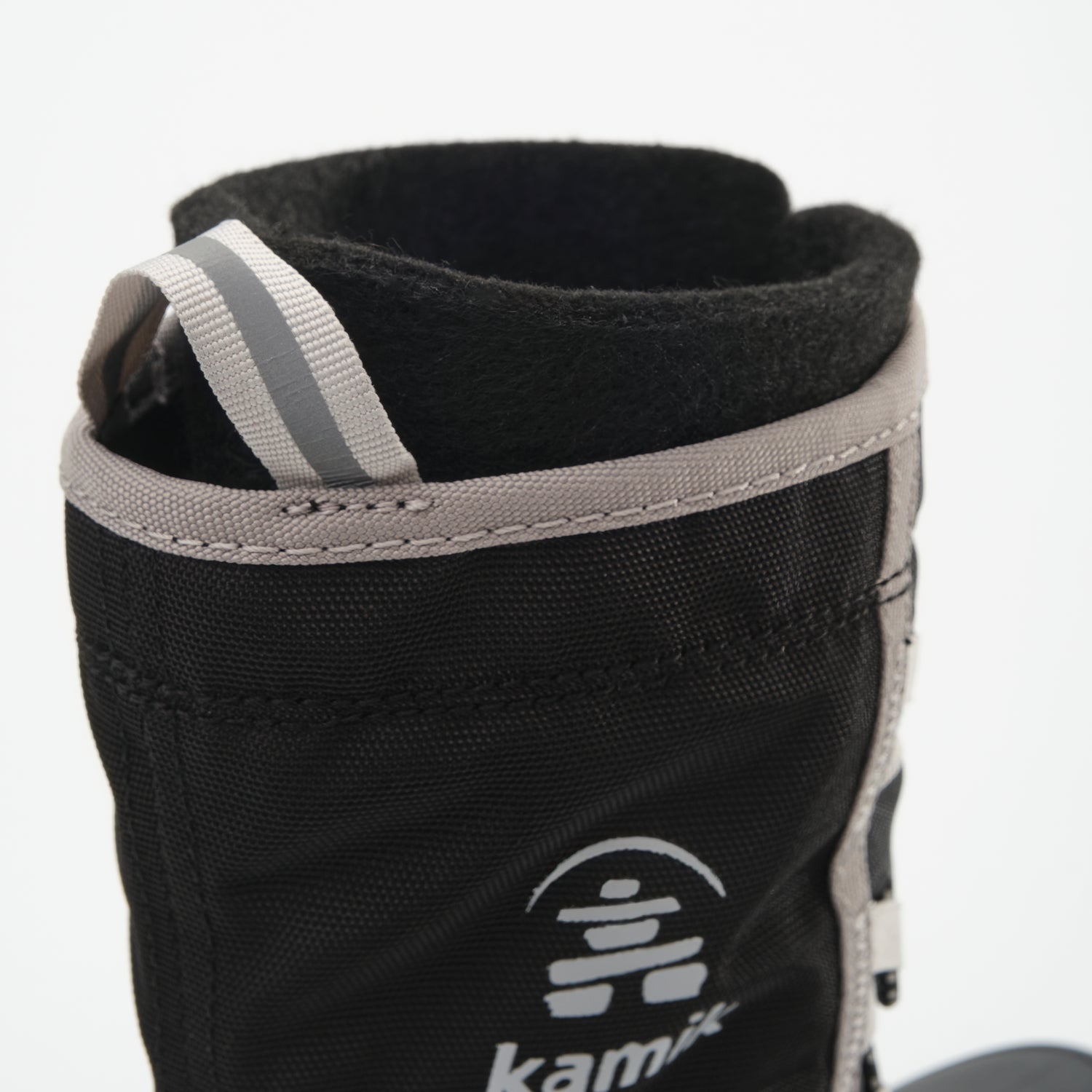 Black-Charcoal,Noir-Charbon : Freezie Kids Winter Boots - Liner View