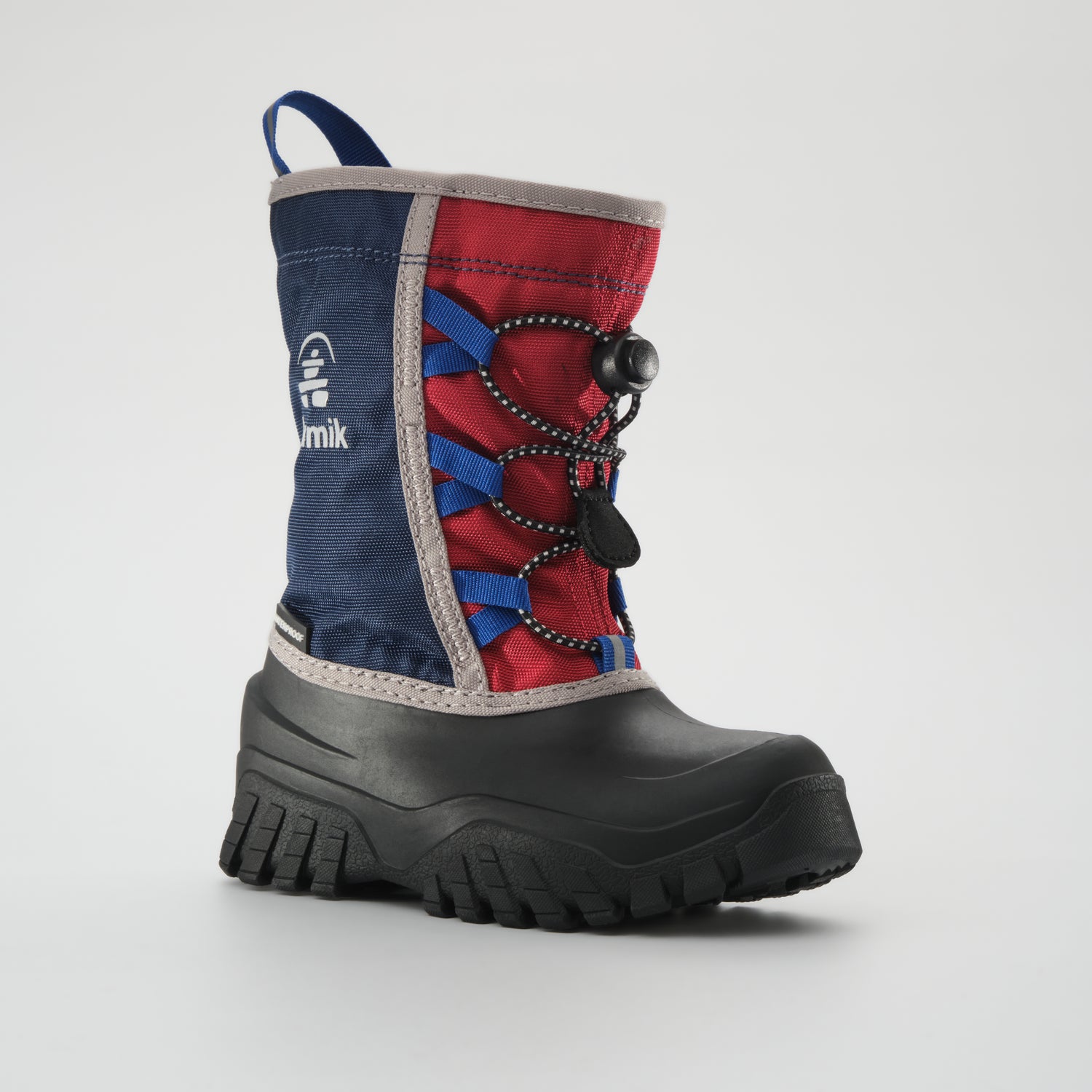Navy-Red,Marine-Rouge : Freezie Kids Winter Boots - Main View